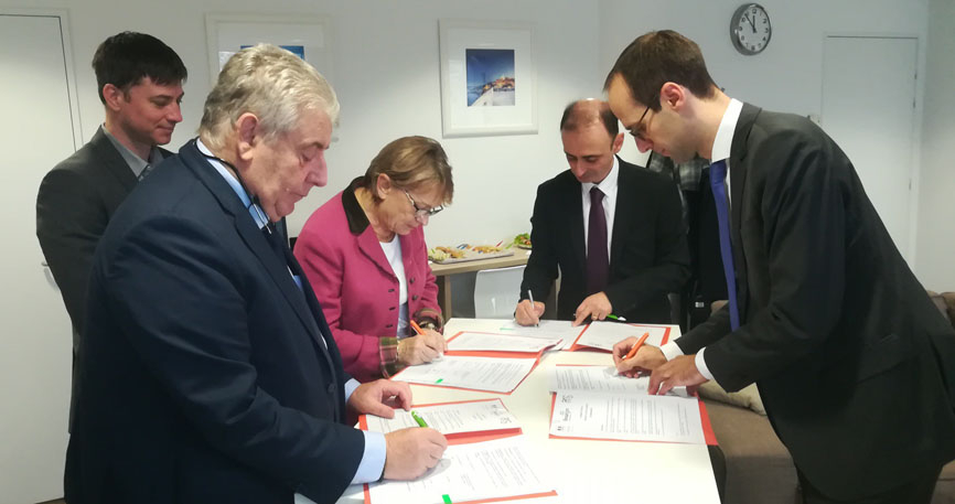 Signataires de l'avenant du Contrat local de santé de Besançon