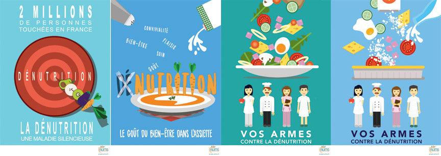 Affiches Grand public sur la dénutrition 